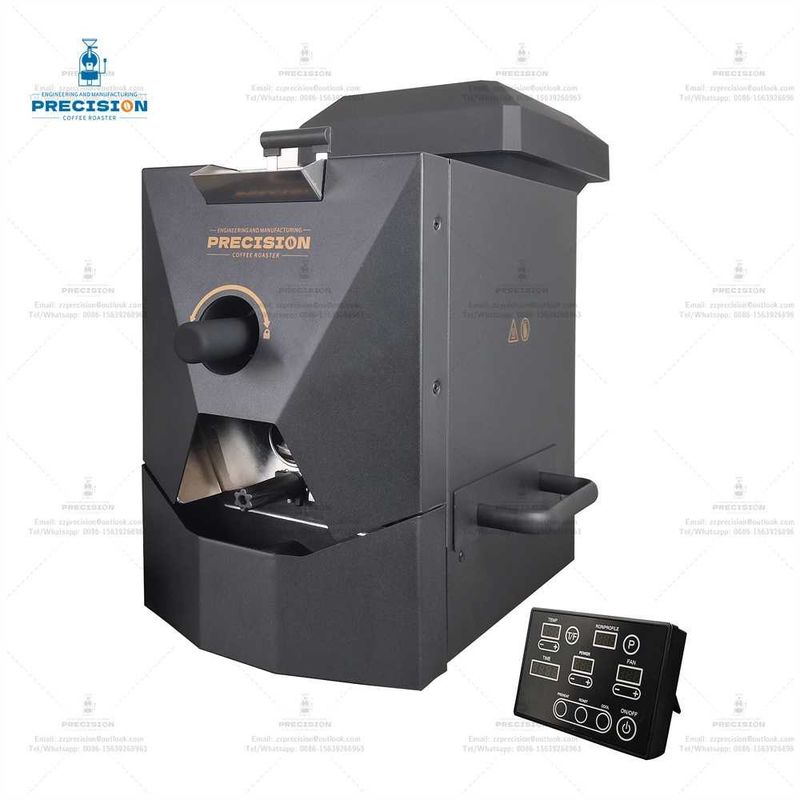 เครื่องปิ้งถั่วขาวดํา 220V 2000W เครื่องปิ้งกาแฟบ้าน พร้อมเครื่องปิ้งอากาศร้อนเต็ม