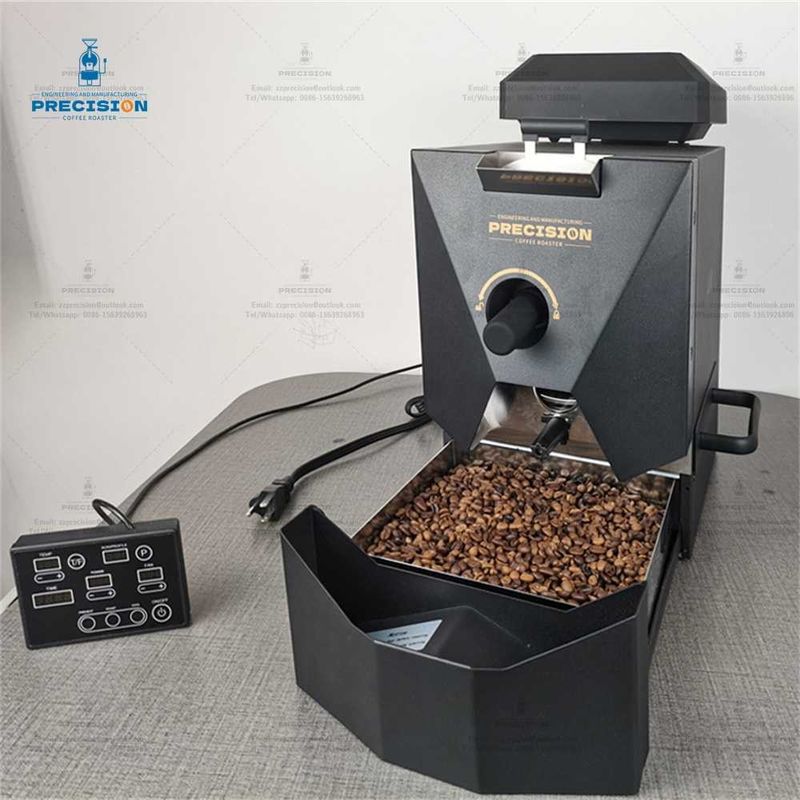 เครื่องปิ้งถั่วขาวดํา 220V 2000W เครื่องปิ้งกาแฟบ้าน พร้อมเครื่องปิ้งอากาศร้อนเต็ม