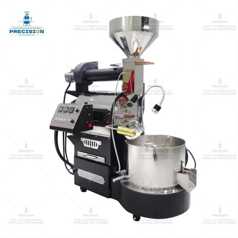 เครื่องแปรงกาแฟประเภทก๊าซไฟฟ้าจากสแตนเลส 5Kg 10Kg เครื่องแปรงกาแฟ