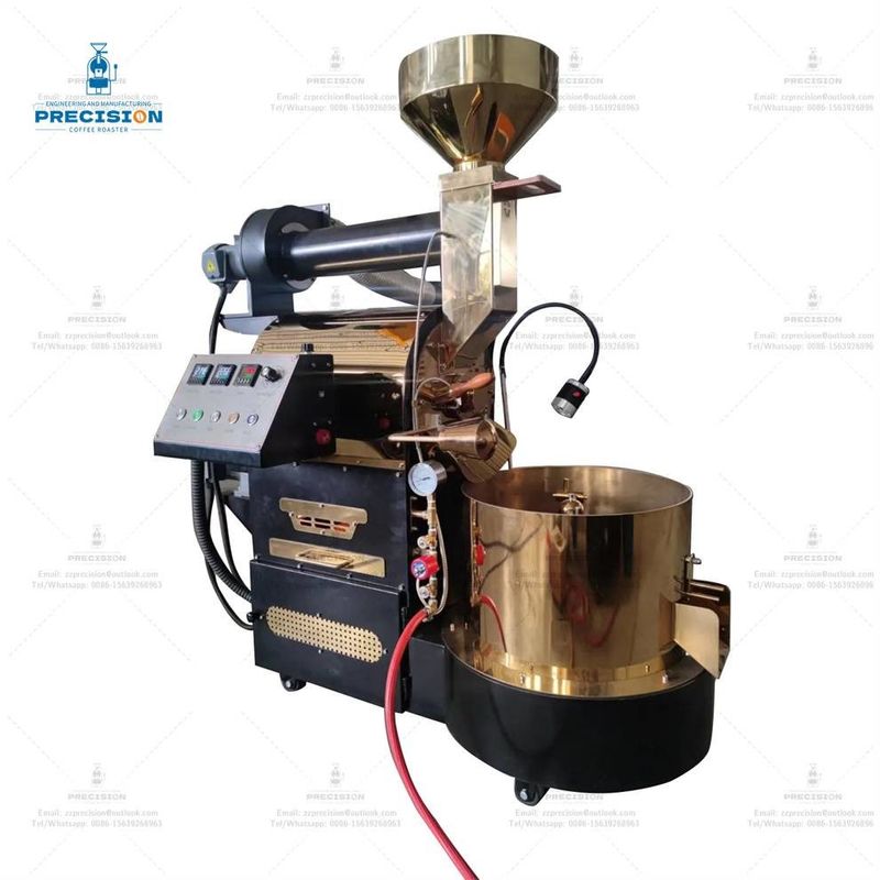 เครื่องแปรงกาแฟ สแตนเลส ประเภทแก๊สไฟฟ้า 5Kg 10Kg 15Kg เครื่องแปรงกาแฟ
