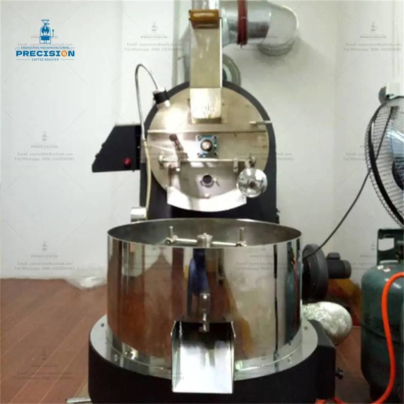 เครื่องแปรงกาแฟ สแตนเลส ประเภทแก๊สไฟฟ้า 5Kg 10Kg 15Kg เครื่องแปรงกาแฟ