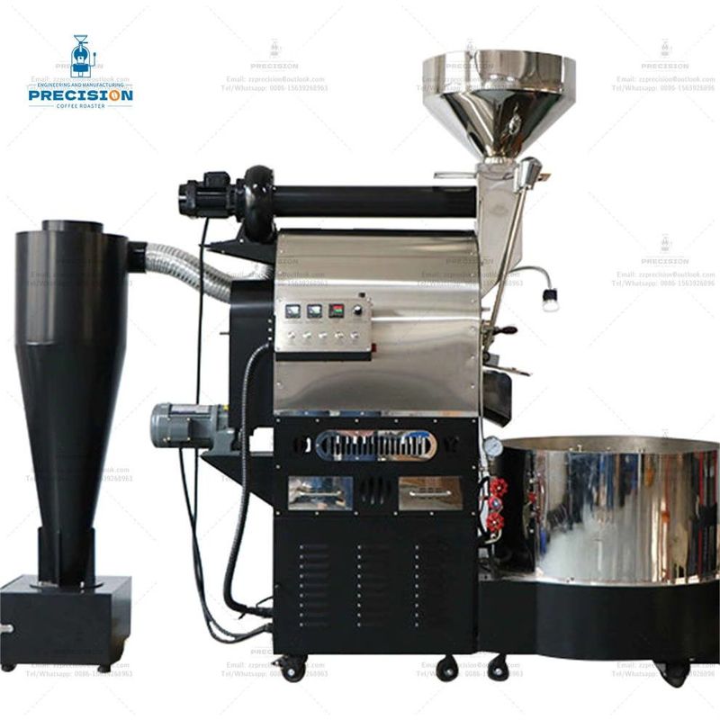 อุตสาหกรรมพาณิชย์ อัตโนมัติ 20Kg 30Kg 60Kg Multi Burner อินฟราเรด ก๊าซไฟฟ้า คาเฟ่ น็อต กาแฟถั่ว Roaster Machine