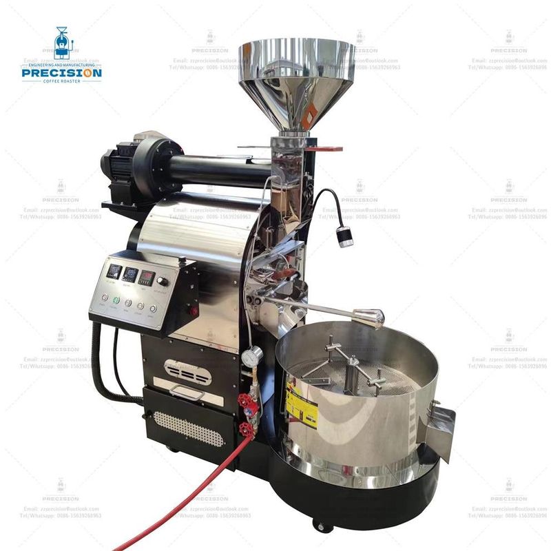 อุตสาหกรรมก๊าซไฟฟ้า 2kg 3kg 6kg กาแฟ กาแฟถั่ว Roaster Giesen เครื่องแปรงกาแฟพาณิชย์
