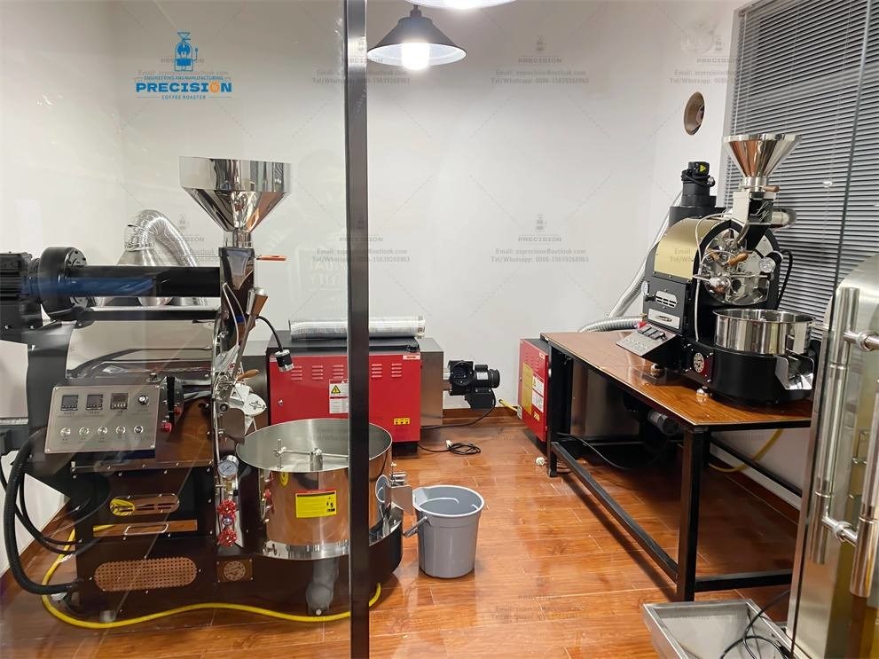 บ้านพาณิชย์ 2Kg 3kg 6kg เครื่องไฟฟ้า เครื่องต้มกาแฟสําหรับต้มกาแฟ เครื่องต้มกาแฟแก๊ส