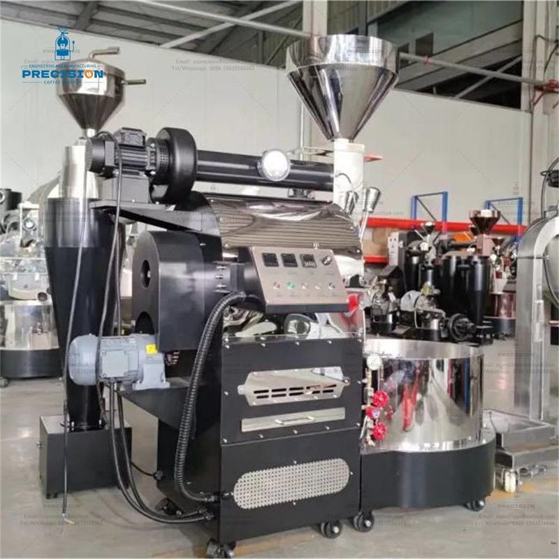อุตสาหกรรมก๊าซไฟฟ้า 2kg 3kg 6kg กาแฟ กาแฟถั่ว Roaster Giesen เครื่องแปรงกาแฟพาณิชย์
